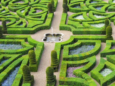 Prancūzijos stiliaus sodo labirintai